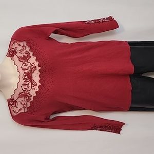 oliver.o Red Knit Top
